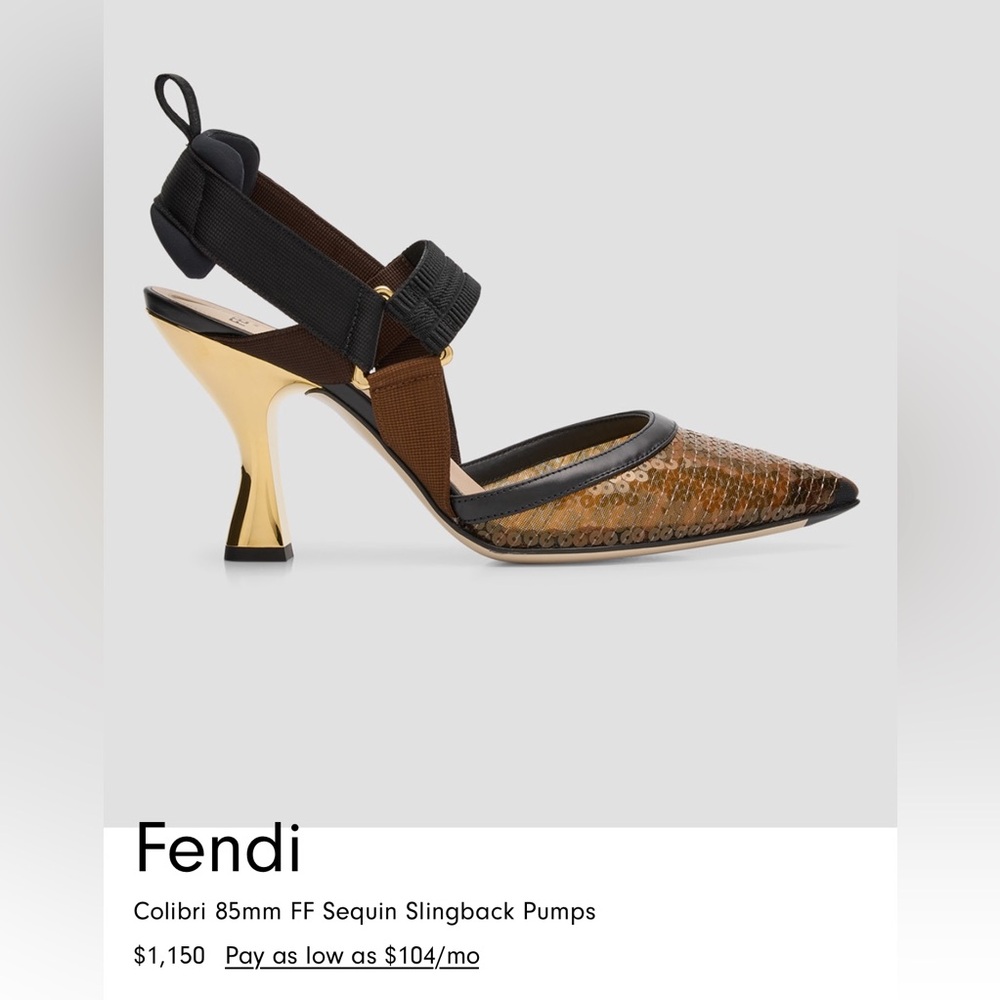 Fendi great condition!! Only worn once! Comes with box. Size 7.